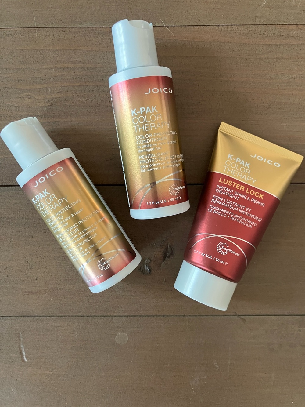 Joico K-PAK Color Therapy Travel Set - Red & Gold Tubes